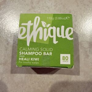 Ethique Calming Solid Shampoo Bar Heali Kiwi For Touchy Scalps  -  110g / 3.88oz
